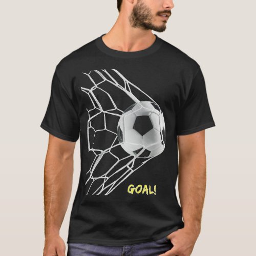 Goal mens funny t_shirt business football lover T_Shirt