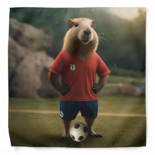 "Goal-Scoring Capybara: The Ultimate Soccer Star!" Bandana