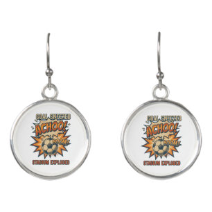 Goal Sneezed Stadium Exploded Earrings