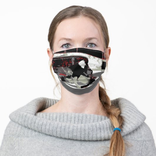 Goal Stopper - Ice Hockey Goalie Adult Cloth Face Mask (Worn)