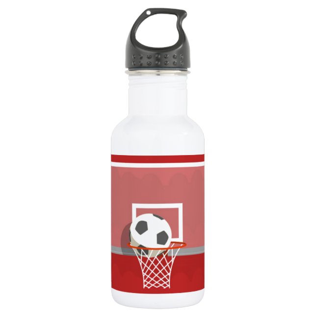 Goal Swoosh Stainless Steel Water Bottle (Front)