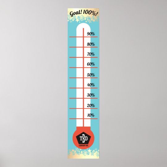 Thermometer Goal Chart
