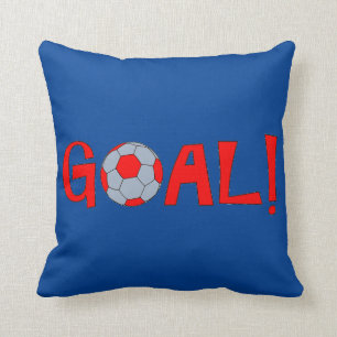 Goal - Throw Pillow for Soccer Fanatics