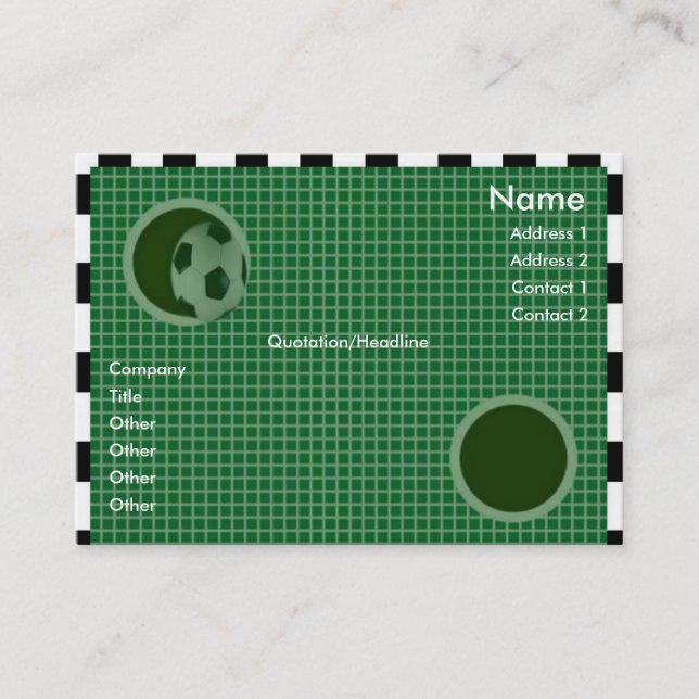 Goal Wall Profile Card (Front)