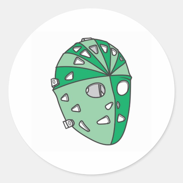 Goalie Classic Round Sticker (Front)