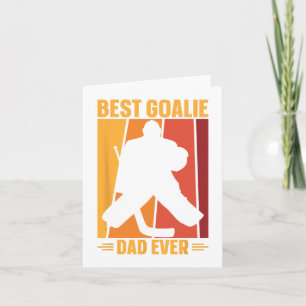 Goalie Dad Ice Hockey Ice Hockey Player Hockey Coa Card
