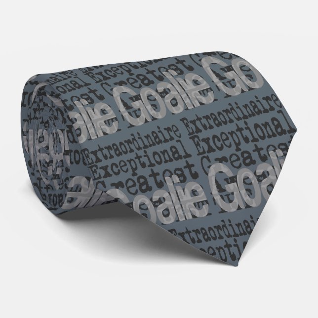 Goalie Extraordinaire Neck Tie (Rolled)