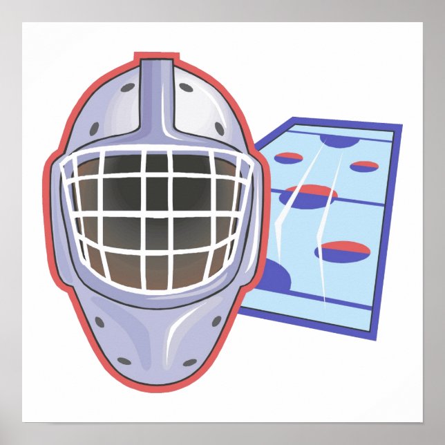 Goalie Mask Poster (Front)