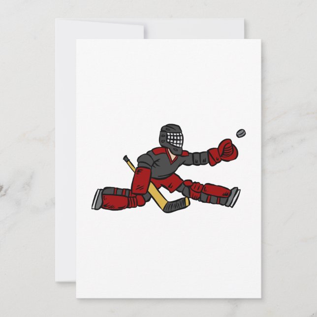 Goalie Save Invitation (Front)