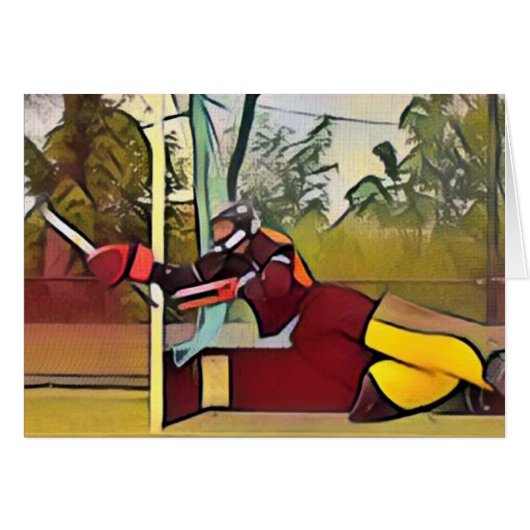 Goalie wishcard cards (Front Horizontal)