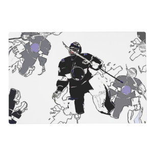 Goalies Rock! Hockey Player  Placemat