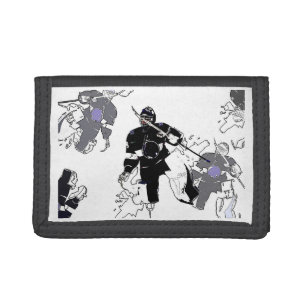 Goalies Rock! Hockey Player Tri-fold Wallet