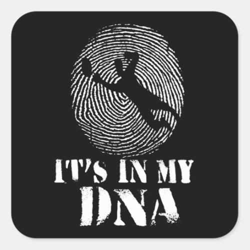 Goalkeeper soccer Its in my DNA Square Sticker