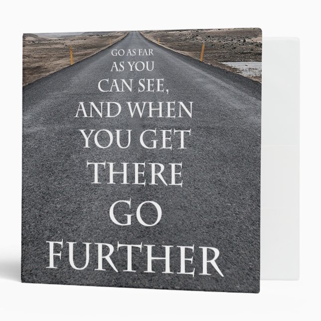 Goals and dreams motivational and inspirational binder (Front/Inside)