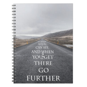 Goals and dreams motivational quotes notebook