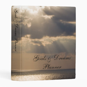 Goals & Dreams Planner Organizer Mini Binder