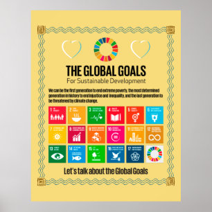 Goals Mega Visual for Classrooms & Community Hubs Poster