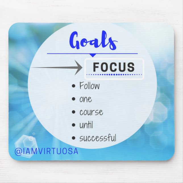 Goals Mouse Pad (Front)