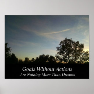 Goals poster