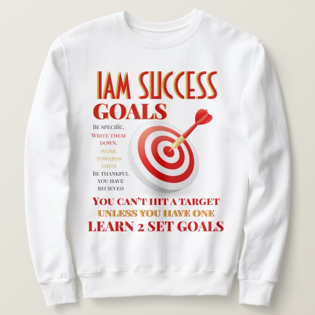 GOALS SWEATSHIRT (Design Front)