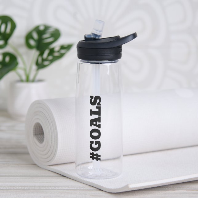 #GOALS WATER BOTTLE (Yoga)