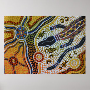 goanna Dreaming Poster