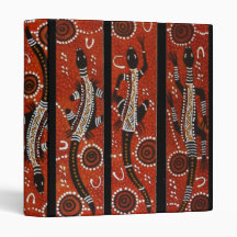 Goanna Journey Aboriginal Art Binder