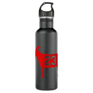GOAT 23 Vintage Jordan Red Stainless Steel Water Bottle