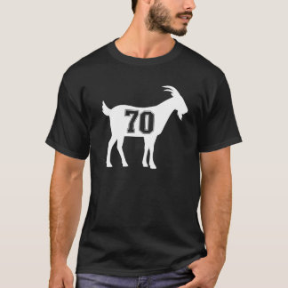Goat 70 G.O.A.T. Number Seventy Goat T-Shirt