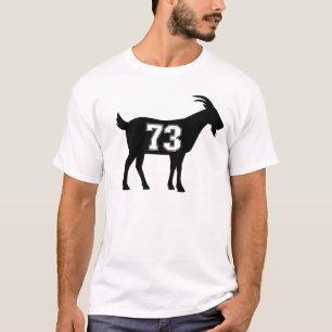Goat 73 G.O.A.T. Number Seventy Three Goat T-Shirt