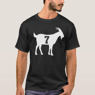 Goat 7 G.O.A.T. Number Seven Goat T-Shirt