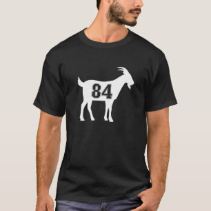 Goat 84 G.O.A.T. Number Eighty Four Goat T-Shirt