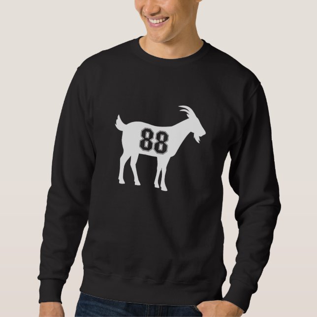 Goat 88 G.O.A.T. Number Eighty Eight Goat Sweatshirt (Front)