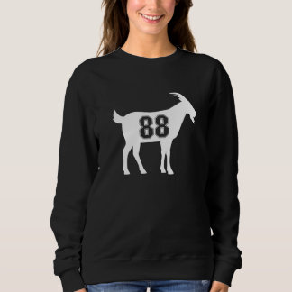 Goat 88 G.O.A.T. Number Eighty Eight Goat Sweatshirt