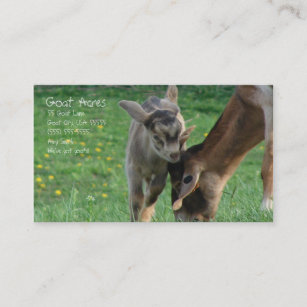 Goat Acres Business Card