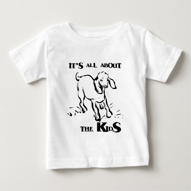 GOAT- All About the Kids Baby T-Shirt (Front)