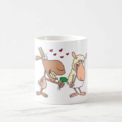 Goat And Sheep In Love Coffee Mug