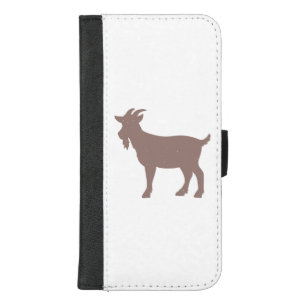 Goat animal farm silhouette iPhone 8/7 plus wallet case