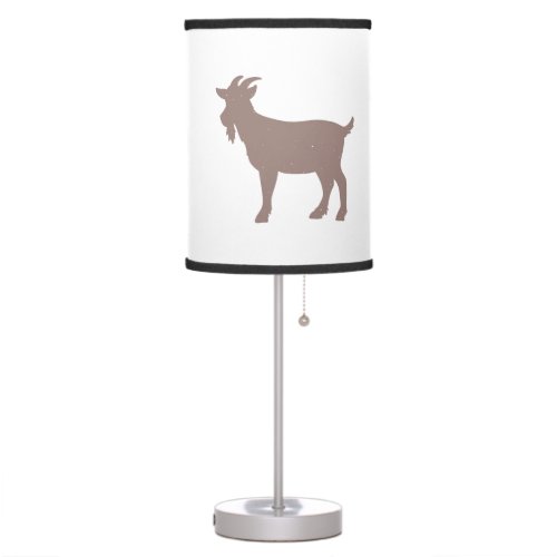 Goat animal farm silhouette table lamp