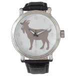 Goat Animal Farm Silhouette Watch at Zazzle