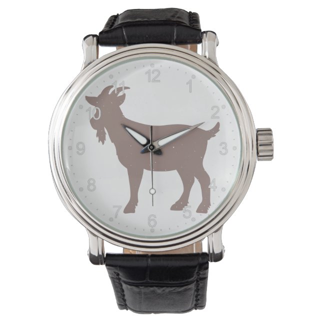 Goat animal farm silhouette watch (Front)