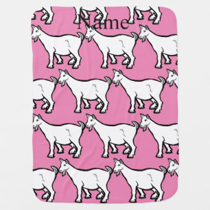 Goat Animal Thunder_Cove Baby Blanket