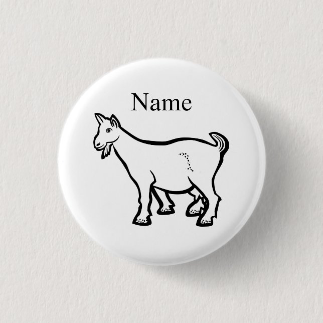 Goat Animal Thunder_Cove  Button (Front)