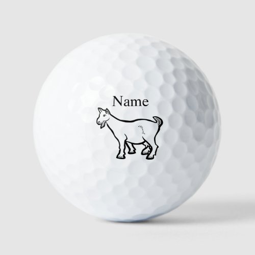 Goat Animal Thunder_Cove Golf Balls