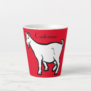 Goat Animal Thunder_Cove Latte Mug