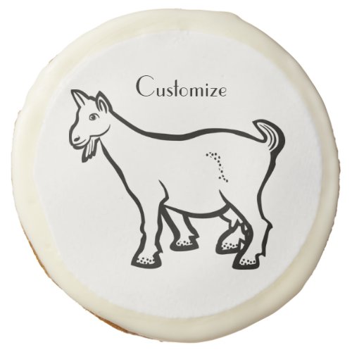 Goat Animal Thunder_Cove  Sugar Cookie