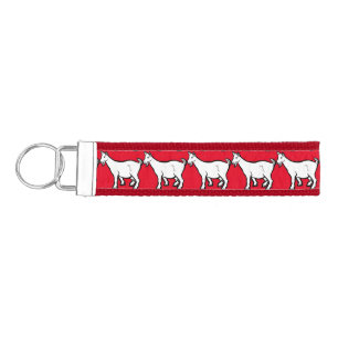 Goat Animal Thunder_Cove   Wrist Keychain