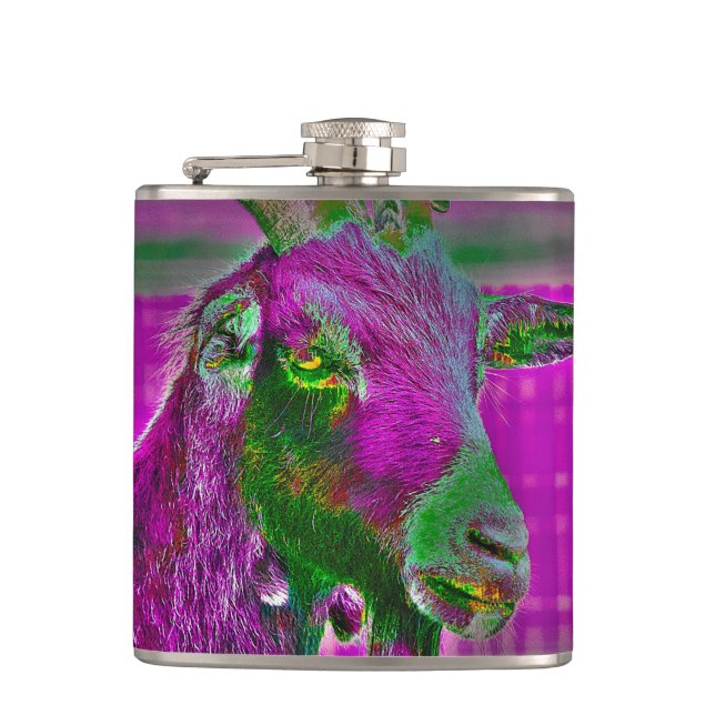 Goat Art Flask (Front)