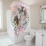 Goat Art | Home Is Where My Goats Are Getyergoat Shower Curtain at Zazzle