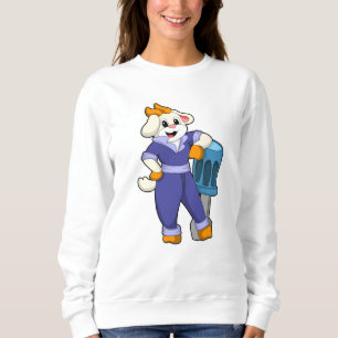Goat as Mechanic with Screwdriver Sweatshirt